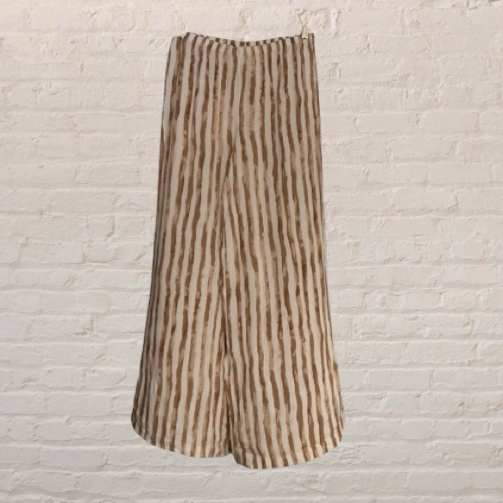 $10$ add on ZAC & Rachel - flowy abstract stripe wide leg,pull on pant